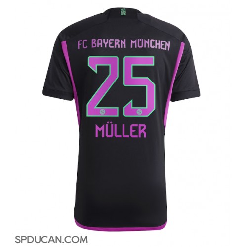 Muški Nogometni Dres Bayern Munich Thomas Muller #25 Gostujuci 2023-24 Kratak Rukav